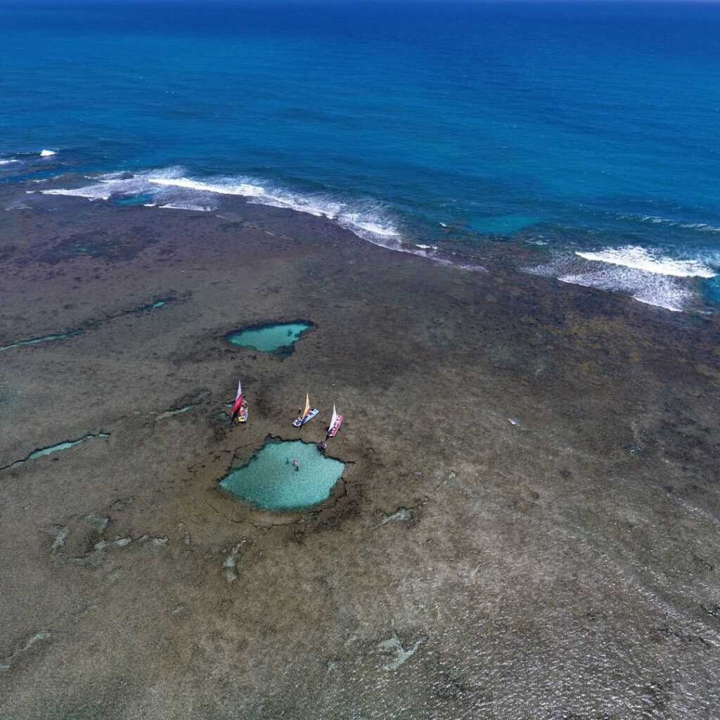 Piscinas Naturais nas Praias de Porto de Galinhas