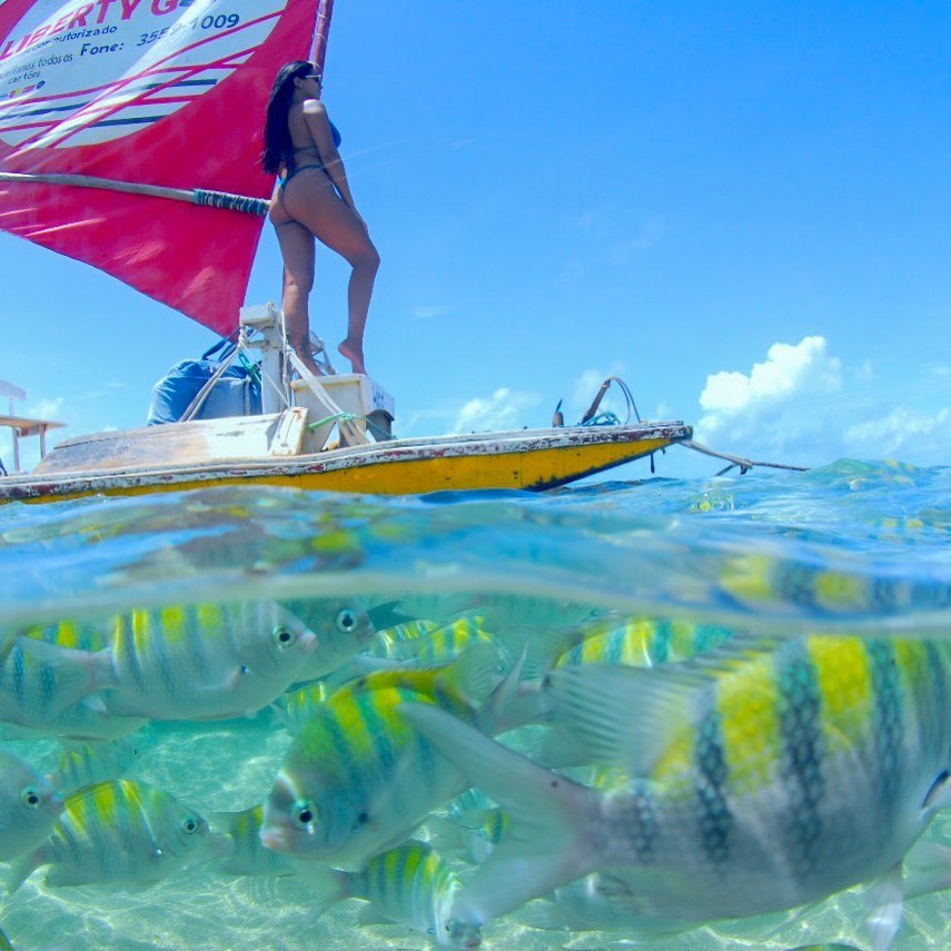 Passeio de Jangada em Porto de Galinhas