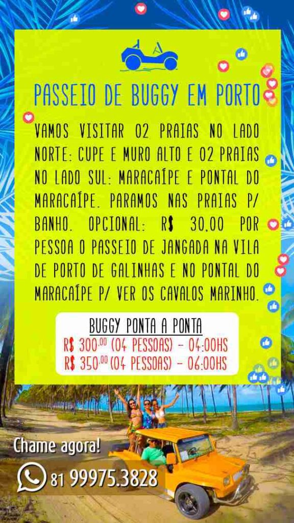 Passeio de Buggy em Porto de Galinhas