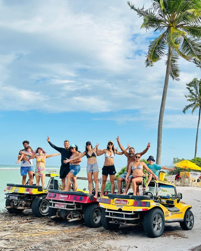 Foto passeio de buggy na praia porto de galinhas