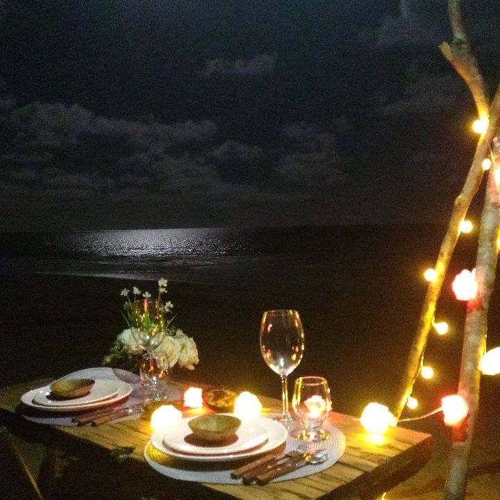Jantar luz de velas Japaratinga