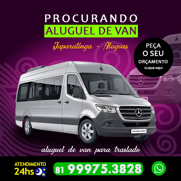 Aluguel de Van em Japaratinga