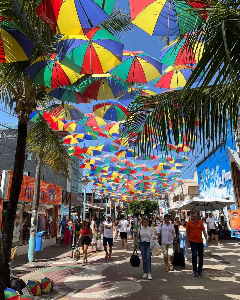 Rua das Sombrinhas Porto de Galinhas